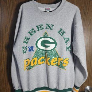 Vintage 1995 Green Bay Packers Sweatshirt Size Large